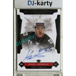 2025/26 Goal Cards Maxa liga 2.s. #CHOM-7 Pavel Kordule Authentic Signature 09/25