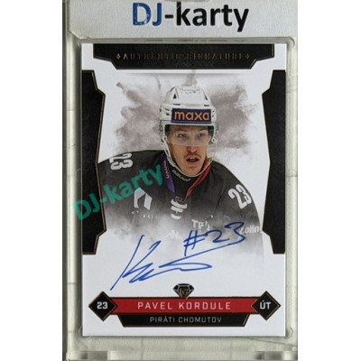 2025/26 Goal Cards Maxa liga 2.s. #CHOM-7 Pavel Kordule Authentic Signature 09/25