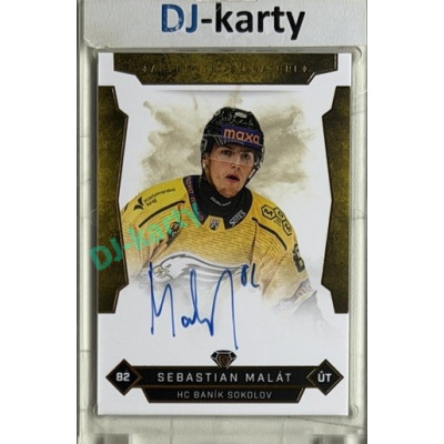 2025/26 Goal Cards Maxa liga 2.s. #SOK-6 Sebastian Malát Authentic Signature 15/25