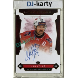 2025/26 Goal Cards Maxa liga 2.s. #PCE-6 Jan Kolář Authentic Signature 18/25