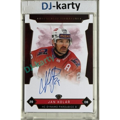 2025/26 Goal Cards Maxa liga 2.s. #PCE-6 Jan Kolář Authentic Signature 18/25