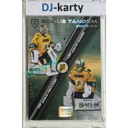 2025/26 Goal Cards Maxa liga 2.s. #GT-16 David Honzík / Adam Pavlíček Goalie Tandem 9/15