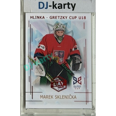 2025/26 Real Cards serie 1 #HG-19 Marek Sklenička Hlinka-Gretzky cup U18 1st Day of Issue