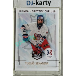 2025/26 Real Cards serie 1 #HG-18 Tobiáš Sekanina Hlinka-Gretzky cup U18 1st Day of Issue