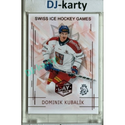 2025/26 Real Cards serie 1 #SHG-14 Dominik Kubalík Swiss ice hockey games 2025/26 1st Day of Issue