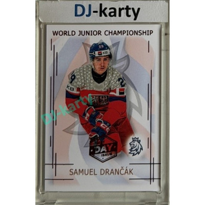2025/26 Real Cards serie 1 #U20-04 Samuel Drančák World junior Championship U20 2025/26 1st Day of Issue