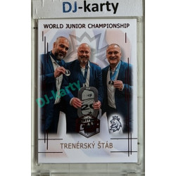 2025/26 Real Cards serie 1 #U20-24 trenérský štáb World junior Championship U20 2025/26 1st Day of Issue
