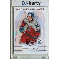 2025/26 Real Cards serie 1 #U20-22 Adam Titlbach World junior Championship U20 2025/26 1st Day of Issue