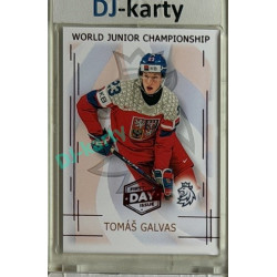 2025/26 Real Cards serie 1 #U20-07 Tomáš Galvas World junior Championship U20 2025/26 1st Day of Issue