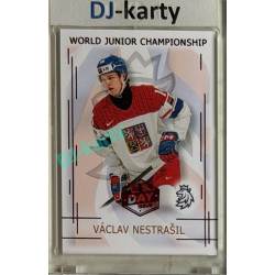 2025/26 Real Cards serie 1 #U20-16 Václav Nestrašil World junior Championship U20 2025/26 1st Day of Issue