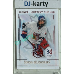 2025/26 Real Cards serie 1 #HG-01 Šimon Bělohorský Hlinka-Gretzky cup U18 1st Day of Issue