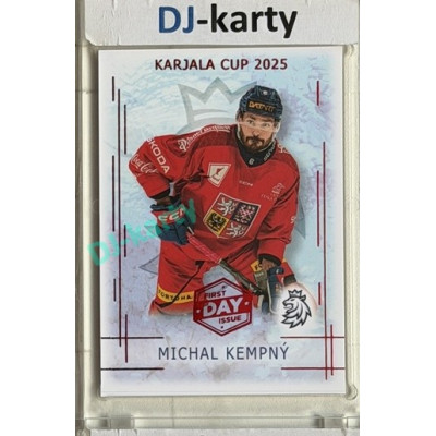 2025/26 Real Cards serie 1 #KC-10 Michal Kempný Karjala cup 2025/26 1st Day of Issue