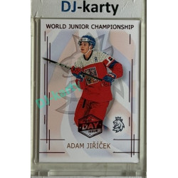 2025/26 Real Cards serie 1 #U20-10 Adam Jiříček World junior Championship U20 2025/26 1st Day of Issue