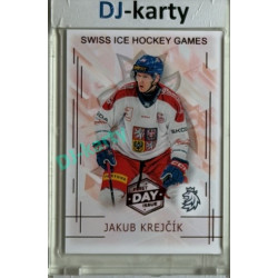 2025/26 Real Cards serie 1 #SHG-13 Jakub Krejčík Swiss ice hockey games 2025/26 1st Day of Issue