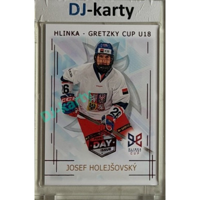 2025/26 Real Cards serie 1 #HG-05 Josef Holejšovský Hlinka-Gretzky cup U18 1st Day of Issue