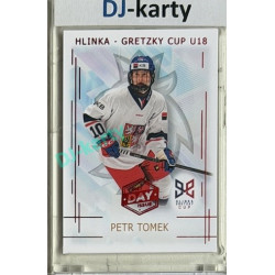 2025/26 Real Cards serie 1 #HG-22 Petr Tomek Hlinka-Gretzky cup U18 1st Day of Issue