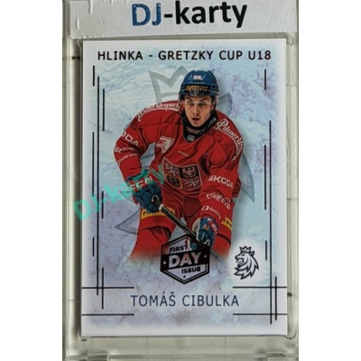 2025/26 Real Cards serie 1 #KC-03 Tomáš Cibulka Karjala cup 2025/26 1st Day of Issue