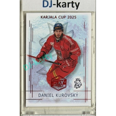 2025/26 Real Cards serie 1 #KC-16 Daniel Kurovský Karjala cup 2025/26 1st Day of Issue