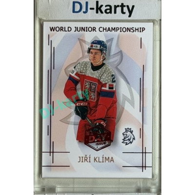 2025/26 Real Cards serie 1 #U20-11 Jiří Klíma World junior Championship U20 2025/26 1st Day of Issue
