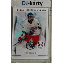 2025/26 Real Cards serie 1 #HG-08 Jiří Kamas Hlinka-Gretzky cup U18 1st Day of Issue