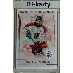 2025/26 Real Cards serie 1 #SHG-25 Daniel Voženílek Swiss ice hockey games 2025/26 1st Day of Issue