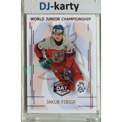 2025/26 Real Cards serie 1 #U20-06 Jakub Fibigr World junior Championship U20 2025/26 1st Day of Issue