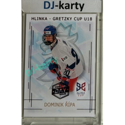 2025/26 Real Cards serie 1 #HG-17 Dominik Řípa Hlinka-Gretzky cup U18 1st Day of Issue