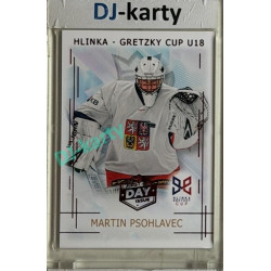2025/26 Real Cards serie 1 #HG-14 Martin Psohlavec Hlinka-Gretzky cup U18 1st Day of Issue