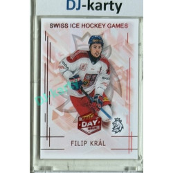 2025/26 Real Cards serie 1 #SHG-12 Filip Král Swiss ice hockey games 2025/26 1st Day of Issue