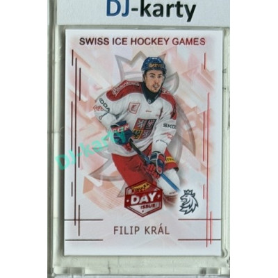 2025/26 Real Cards serie 1 #SHG-12 Filip Král Swiss ice hockey games 2025/26 1st Day of Issue