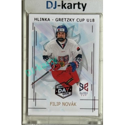 2025/26 Real Cards serie 1 #HG-12 Filip Novák Hlinka-Gretzky cup U18 1st Day of Issue