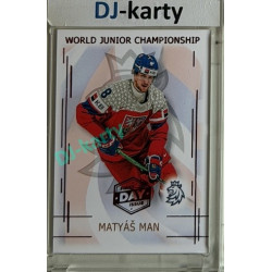 2025/26 Real Cards serie 1 #U20-13 Matyáš Man World junior Championship U20 2025/26 1st Day of Issue