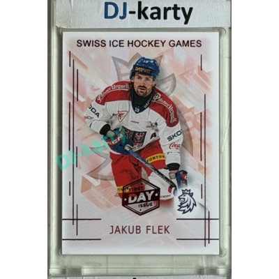 2025/26 Real Cards serie 1 #SHG-05 Jakub Flek Swiss ice hockey games 2025/26 1st Day of Issue