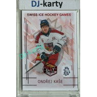 2025/26 Real Cards serie 1 #SHG-09 Ondřej Kaše Swiss ice hockey games 2025/26 1st Day of Issue