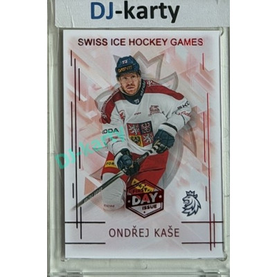 2025/26 Real Cards serie 1 #SHG-09 Ondřej Kaše Swiss ice hockey games 2025/26 1st Day of Issue