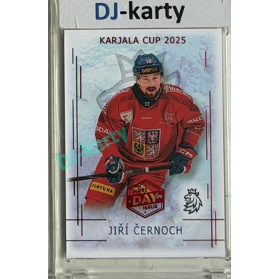 2025/26 Real Cards serie 1 #KC-04 Jiří Černoch Karjala cup 2025/26 1st Day of Issue