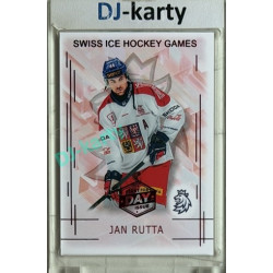 2025/26 Real Cards serie 1 #SHG-20 Jan Rutta Swiss ice hockey games 2025/26 1st Day of Issue