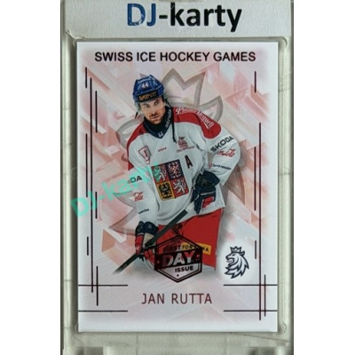 2025/26 Real Cards serie 1 #SHG-20 Jan Rutta Swiss ice hockey games 2025/26 1st Day of Issue
