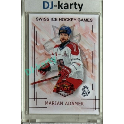 2025/26 Real Cards serie 1 #SHG-01 Marian Adámek Swiss ice hockey games 2025/26 1st Day of Issue