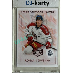 2025/26 Real Cards serie 1 #SHG-04 Roman Červenka Swiss ice hockey games 2025/26 1st Day of Issue