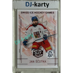 2025/26 Real Cards serie 1 #SHG-22 Jan Ščotka Swiss ice hockey games 2025/26 1st Day of Issue