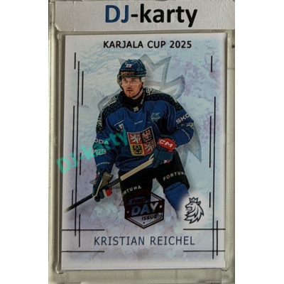 2025/26 Real Cards serie 1 #KC-20 Kristian Reichel Karjala cup 2025/26 1st Day of Issue
