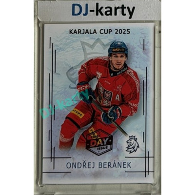 2025/26 Real Cards serie 1 #KC-02 Ondřej Beránek Karjala cup 2025/26 1st Day of Issue