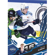 2025/26 Sportzoo ELH Play Off #362 Jakub Zubíček Blue Azure