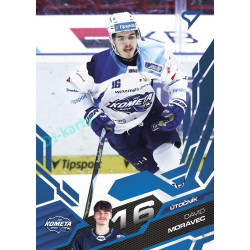 2025/26 Sportzoo ELH Play Off #363 David Moravec Blue Azure