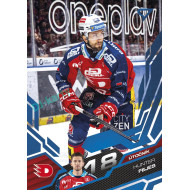 2025/26 Sportzoo ELH Play Off #366 Hunter Fejes Blue Azure