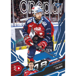 2025/26 Sportzoo ELH Play Off #366 Hunter Fejes Blue Azure