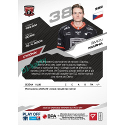 2025/26 Sportzoo ELH Play Off #382 Šimon Marha