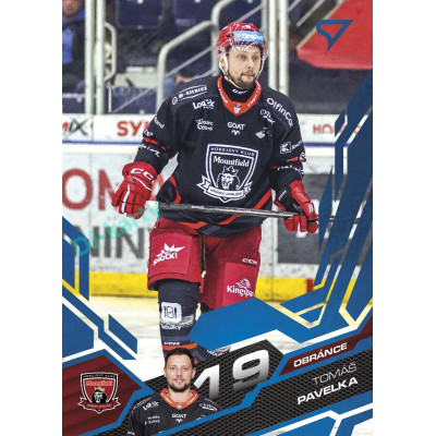 2025/26 Sportzoo ELH Play Off #380 Tomáš Pavelka Blue Azure