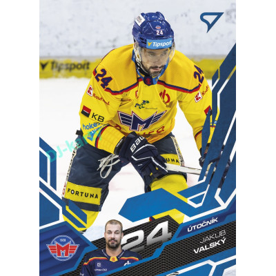 2025/26 Sportzoo ELH Play Off #390 Jakub Valský Blue Azure
